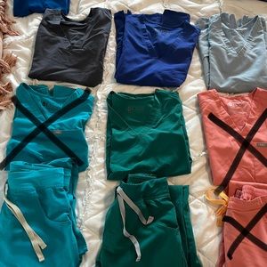 Figs Scrubs- various tops